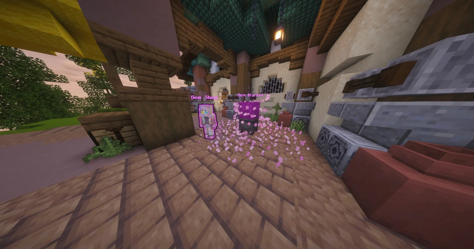 Gem Shop and Gem Market at the ChaosMS spawn